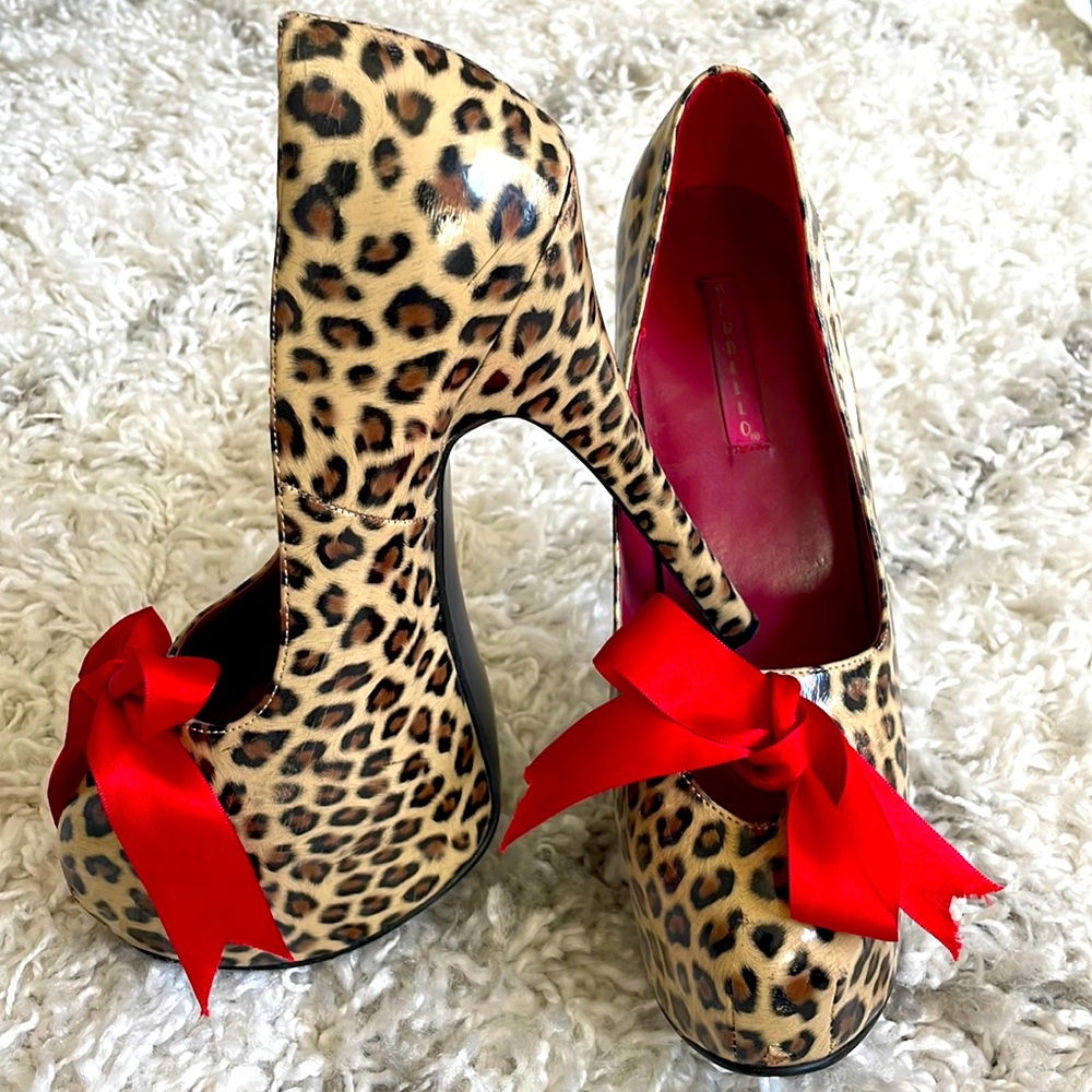 Bordello Teeze Cheetah with Red now